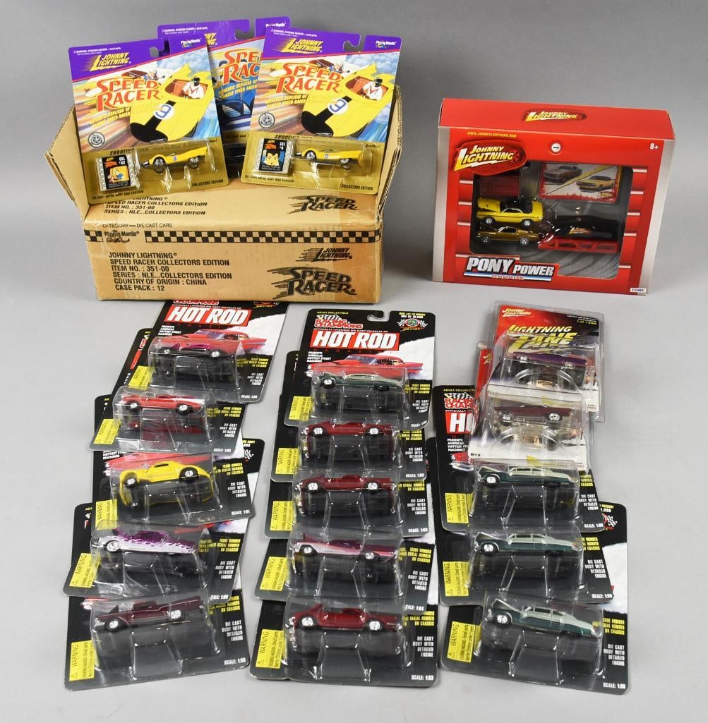 (28) 1990s-2000s Racing Champions/Johnny Lightning-MOC-NOS (1 of 5)