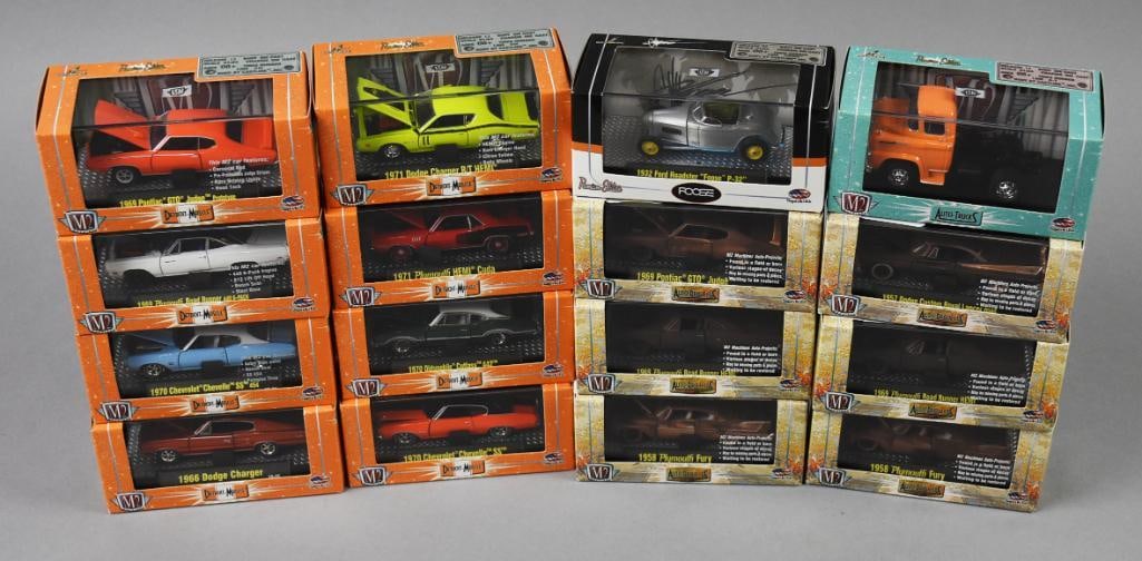 (16) 2000s M2 Machines-Detroit Muscle & More 1:64-MIB-NOS (1 of 3)