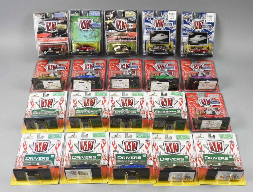 (20) 2000s M2 Machines Assortment Die-Cast 1:64-MOC-NOS (1 of 6)