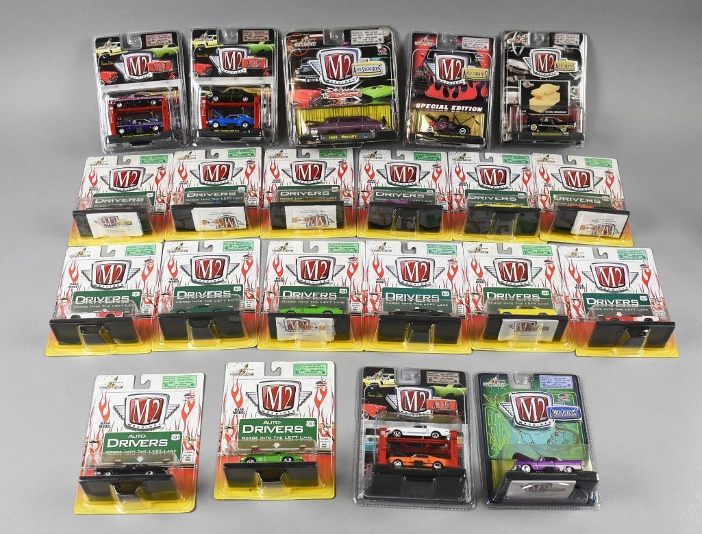 (20) 2000s M2 Machines Assortment Die-Cast 1:64-MOC-NOS (1 of 6)