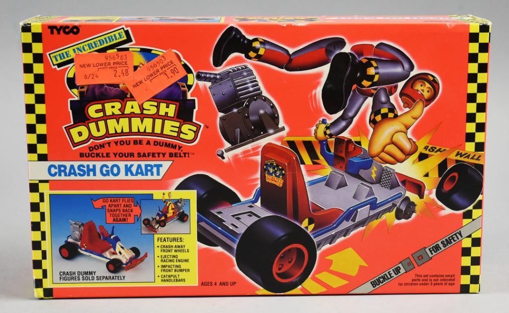 1992 Tyco Crash Dummies Crash Go Kart-MIB-NOS (1 of 3)