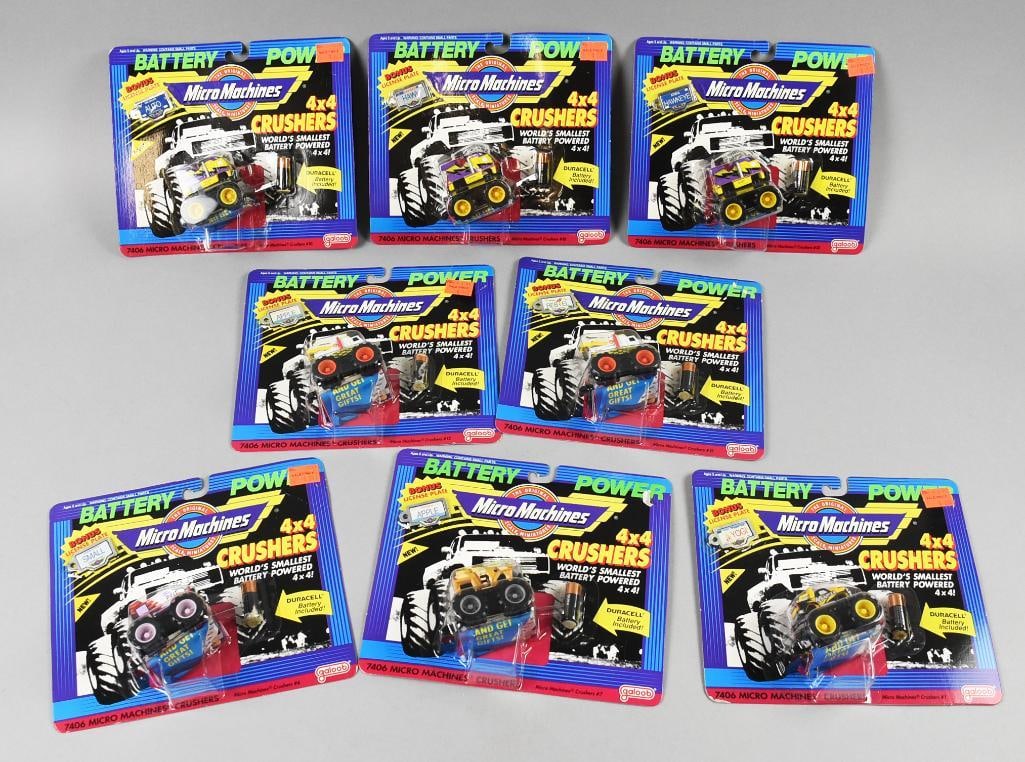 (8) 1991 Galoob Micro Machines 4x4 Crushers-MOC-NOS (1 of 2)