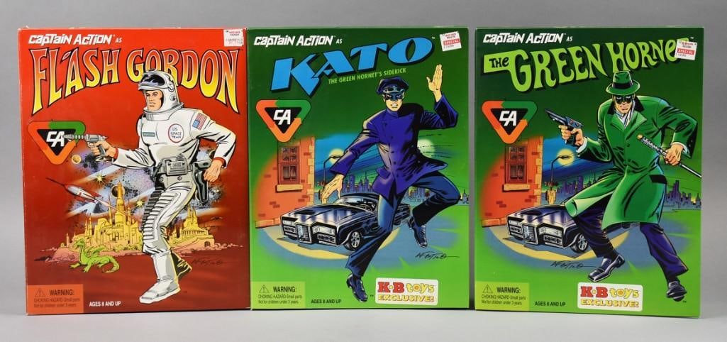 (3) 1998   Captain Action 12" Action Figs Playing Mantis-MIB-NOS (1 of 3)