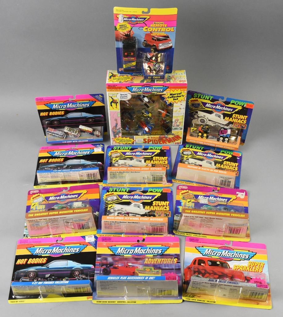 (12) 1980s, 90s Galoob Micro Machine Assortment-MIB-NOS (1 of 2)