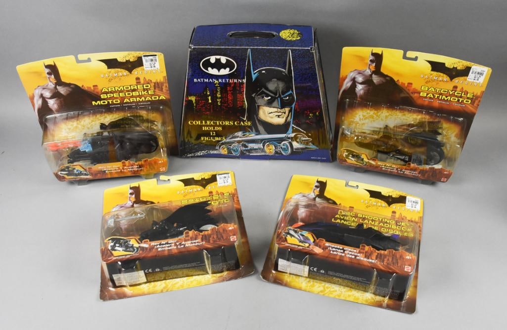 (5) 1992, 05 Tara/Mattel Batman Vehicles/Collector Case-NOS (1 of 4)
