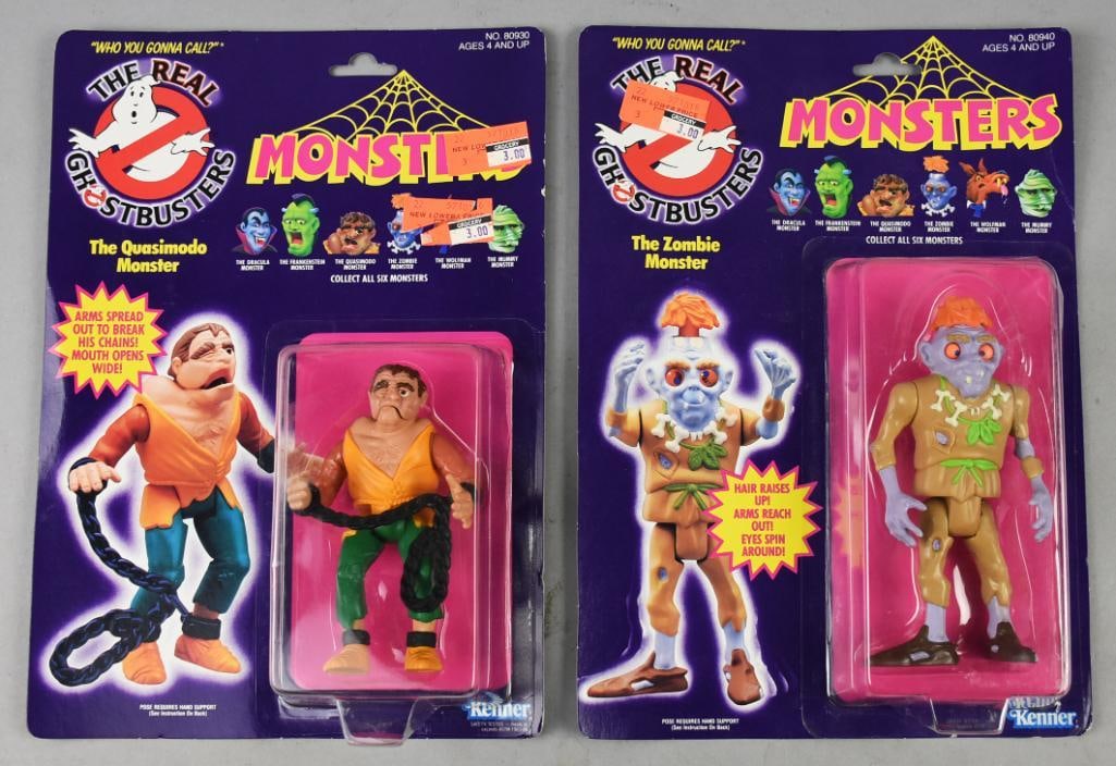 1986, 1989 The Real Ghostbusters Monsters-MOC-NOS (1 of 2)