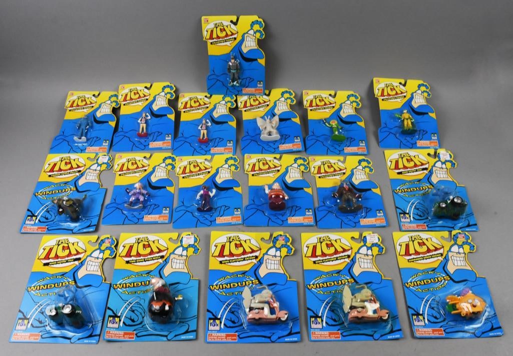 (20) The Tick 1994-95 Ban Dai  Action Figures, MOC-NOS (1 of 3)