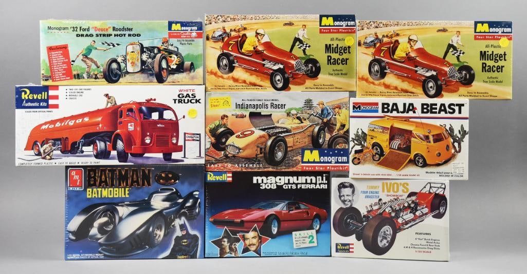 (9) 1980s-90s Revell/Monogram Model Kits-MIB-NOS (1 of 5)