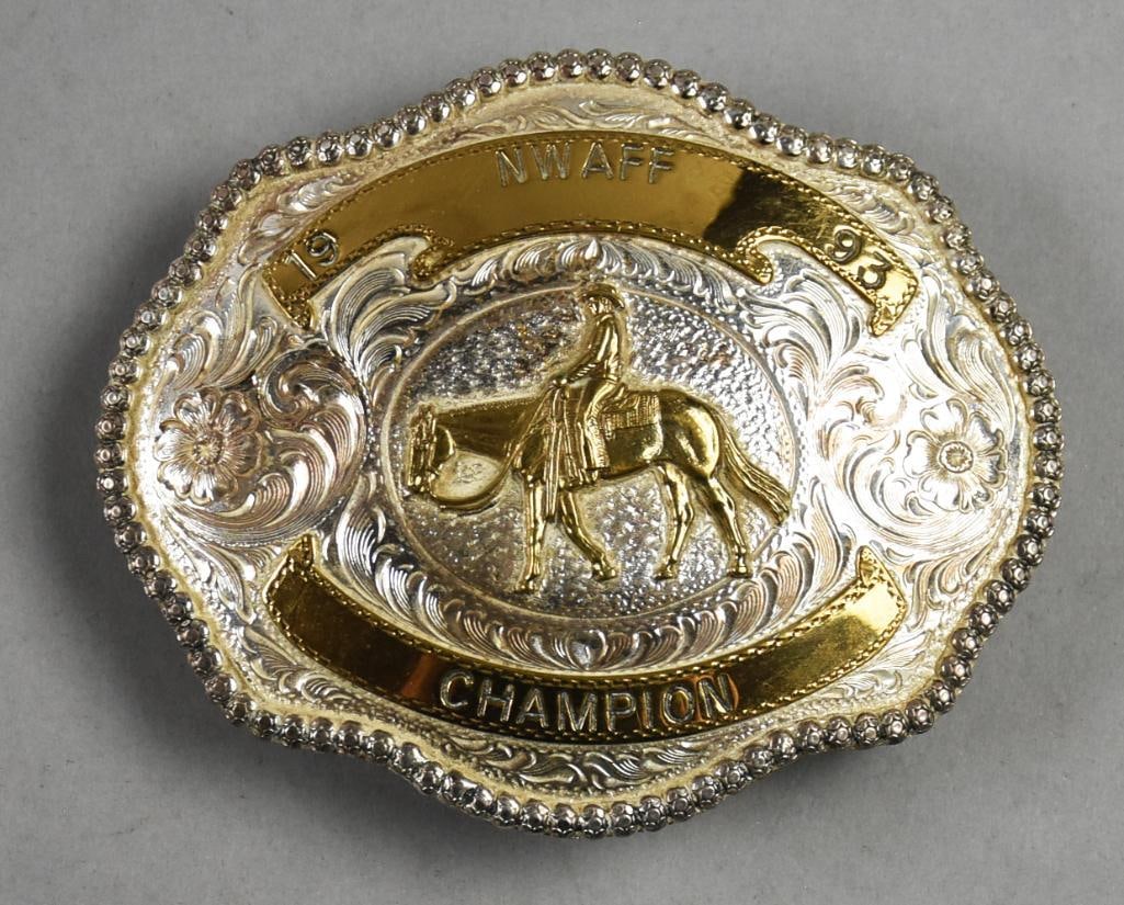 1993 Wrangler NW AFF Champion Belt Buckle (1 of 5)