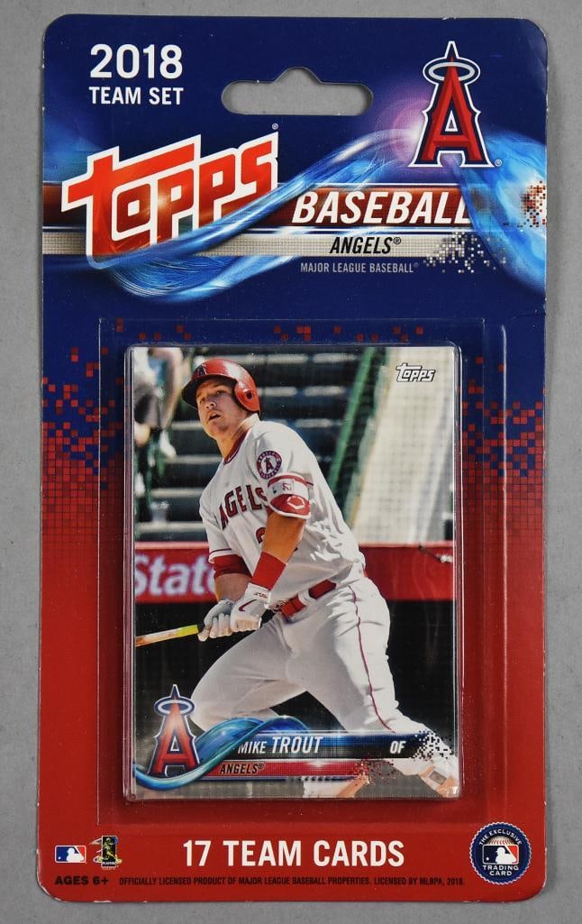 2018 Topps Angels Team Cards Shohei Ohtani 1st Rookie Card; More MIP (1 of 2)