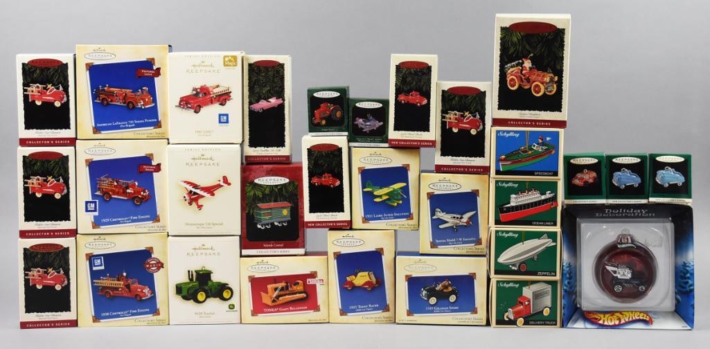 (30) 1990s-2000s Hallmark, Schylling Ornaments-Vehicle Asst. (1 of 4)