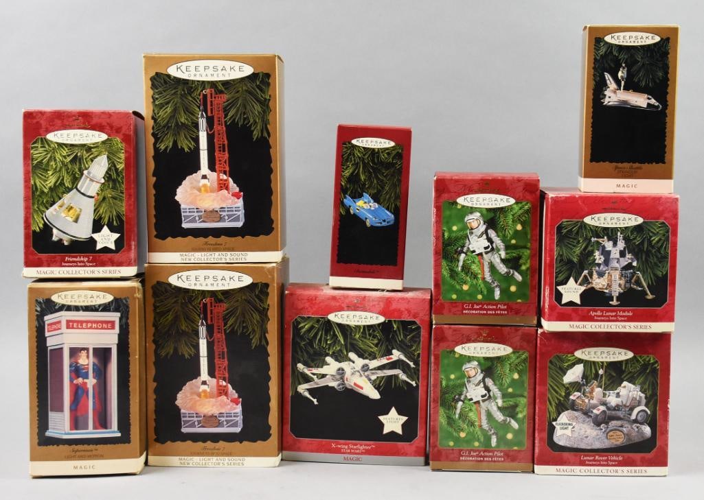 (11) 1995-2000 Hallmark Ornaments-MIB (1 of 5)