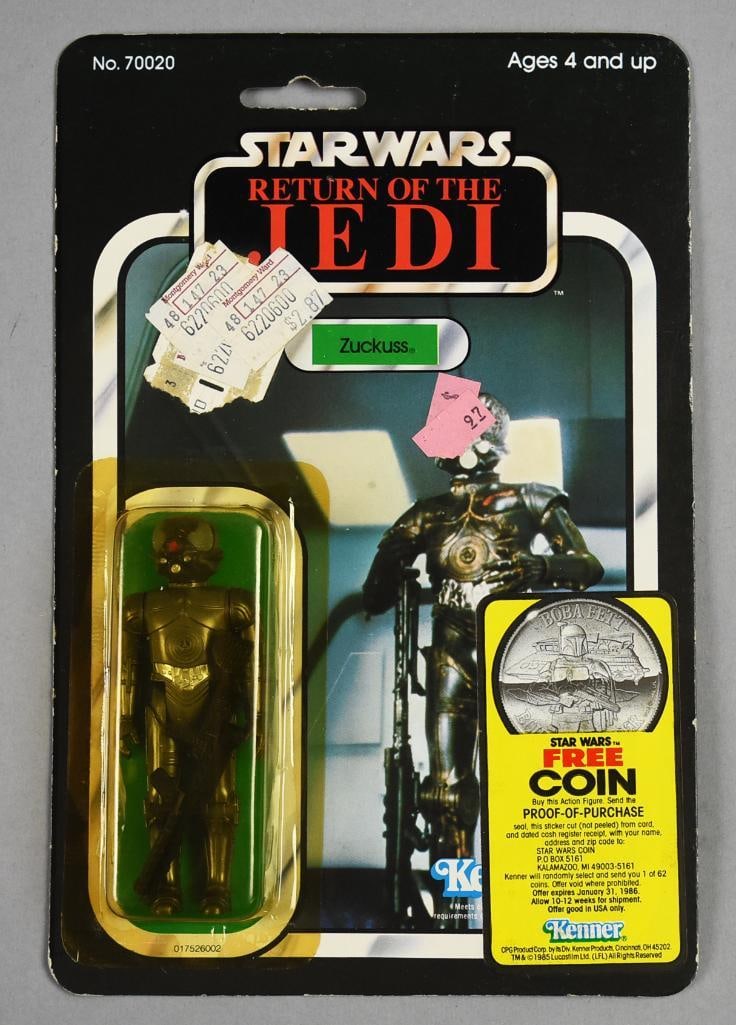 1983 Kenner Star Wars Zuckuss ROTJ 65 Back-MOC-NOS: 1983 Kenner Star Wars Zuckuss Return Of The Jedi 65 Back-MOC-NOS.