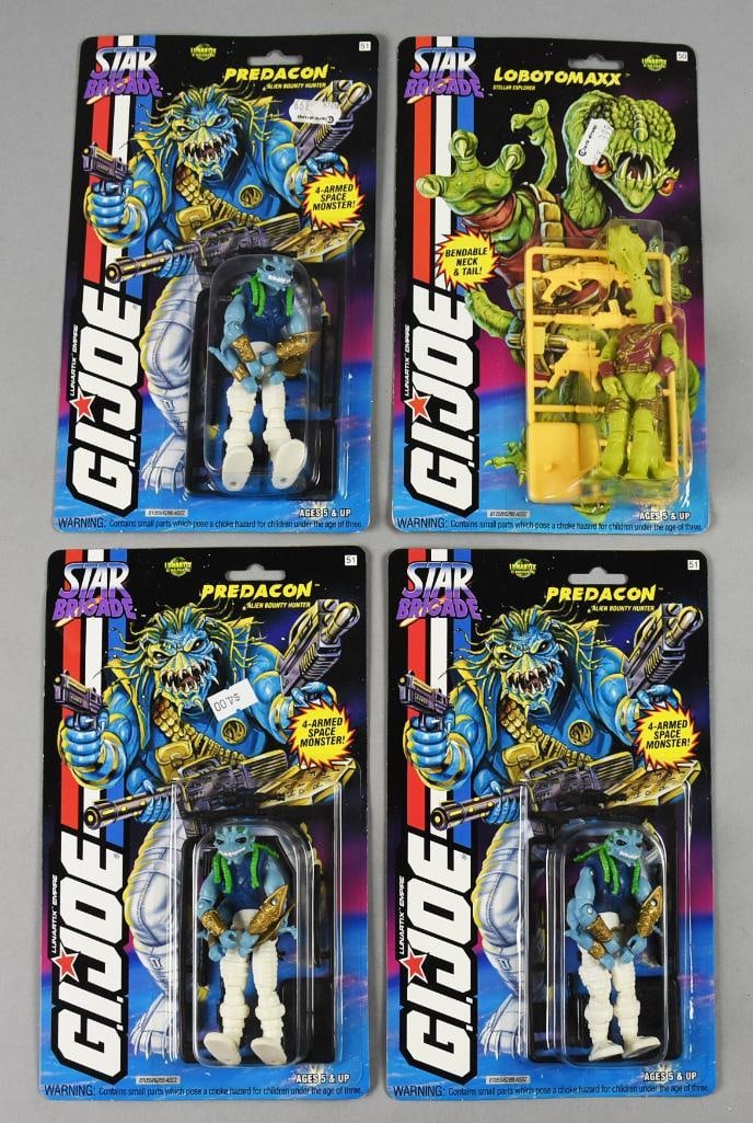 (4) 1993 Hasbro GI Joe Star Brigade Figures-MOC-NOS (1 of 2)