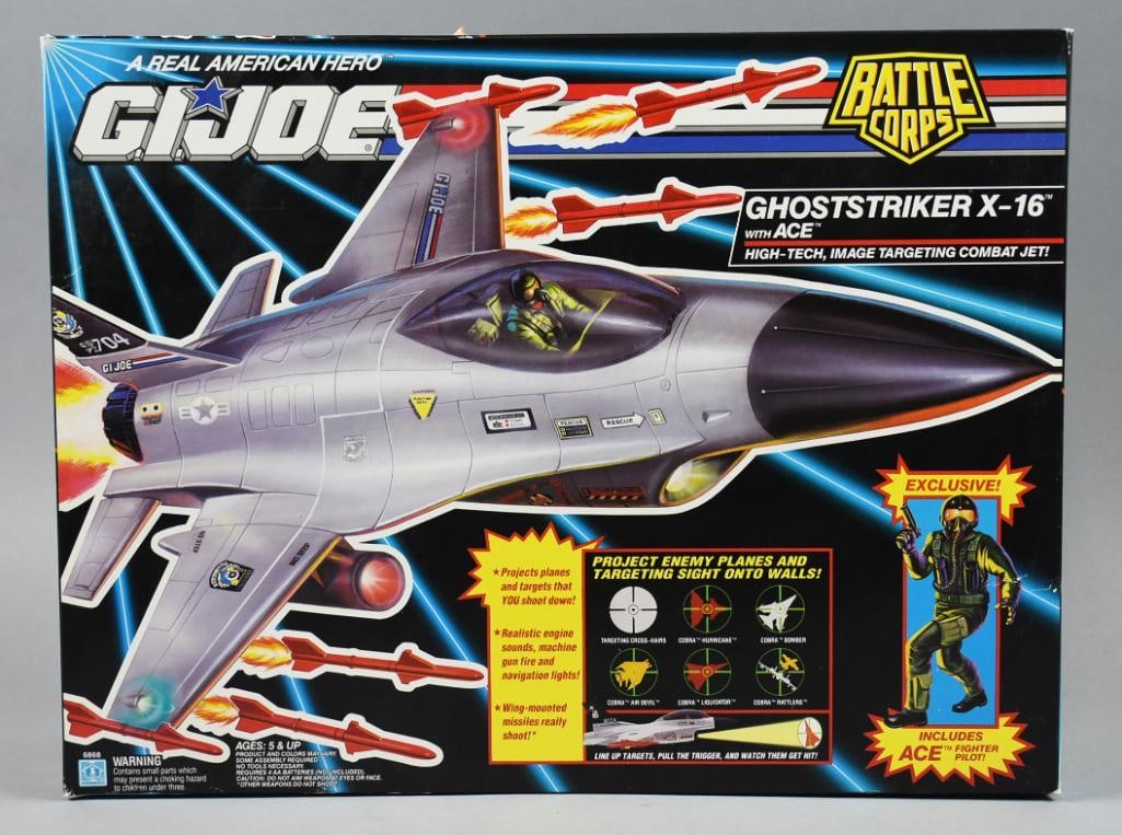 1992 Hasbro GI Joe Ghoststriker X-16 - MIB-NOS: 1992 Hasbro GI Joe Ghoststriker X-16 - MIB-NOS. Single owner collection from the largest toy collector on the West Coast.