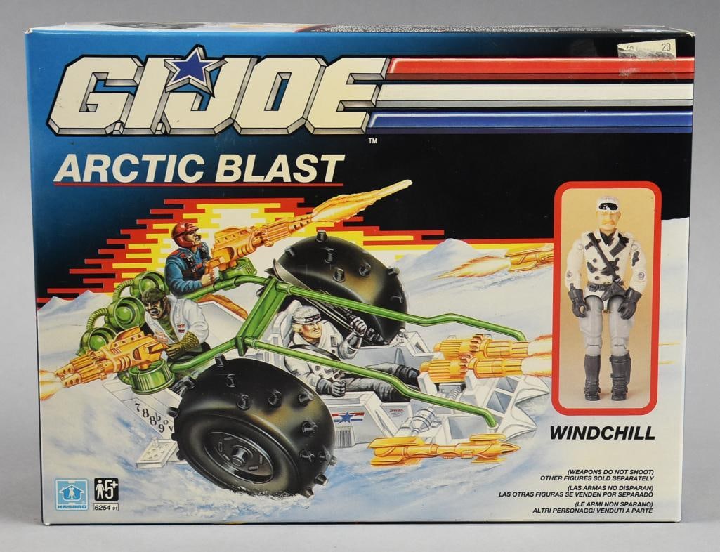 1990 Hasbro UK GI Joe Arctic Blast w/ Windchill-MIB-NOS: Lot is a 1990 Hasbro UK GI Joe Arctic Blast w/ Windchill-MIB-NOS. Single owner collection from the largest toy collector on the West Coast.