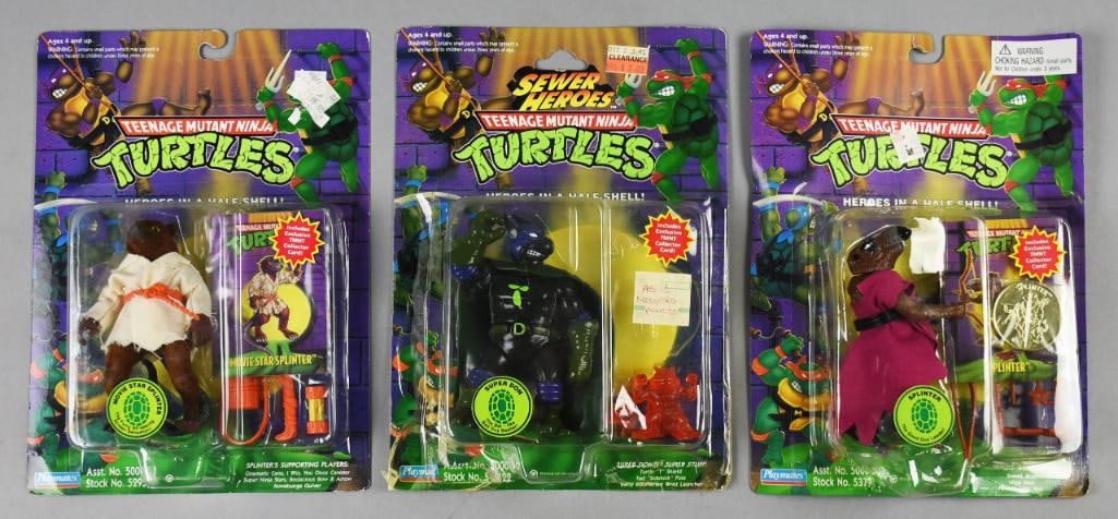 (3) 1993-94 TMNT Super Don-Splinter-Movie Star Splinter (1 of 4)