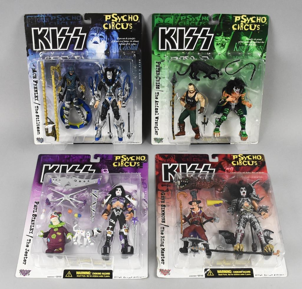 1998 McFarlane KISS Psycho-Circus Complete Set-Dbl Packs-NOS (1 of 2)