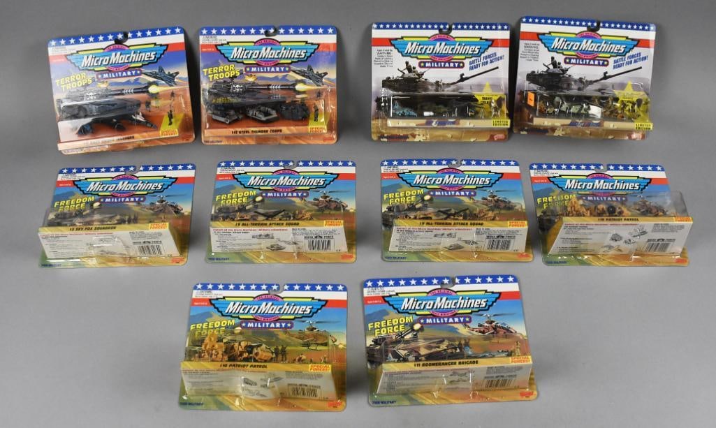 (10) 1992, 94 Galoob Micro Machines Military - MIP-NOS (1 of 5)