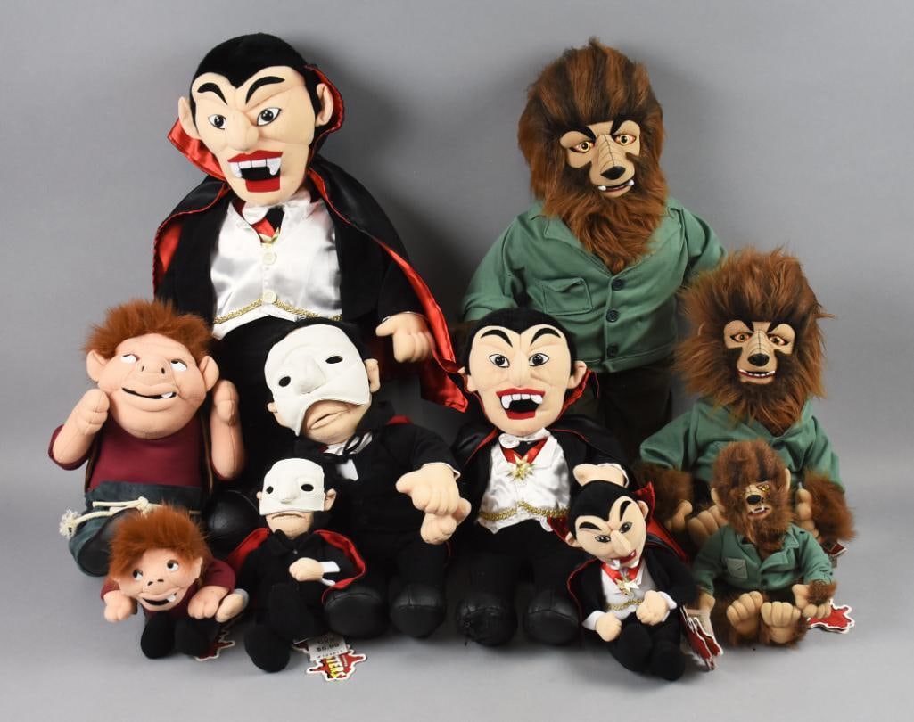 (10) 1999 Stuffin's Universal Monsters Plush Toys-NWT (1 of 10)