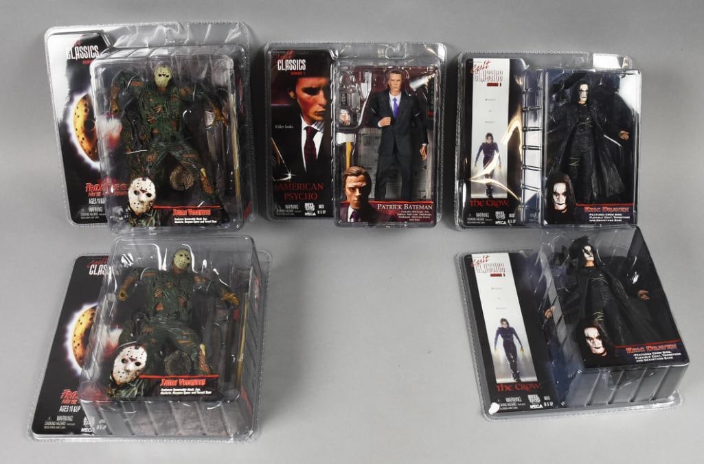 (5) 2005 Neca Cult Classics Action Figures-MOC-NOS (1 of 2)