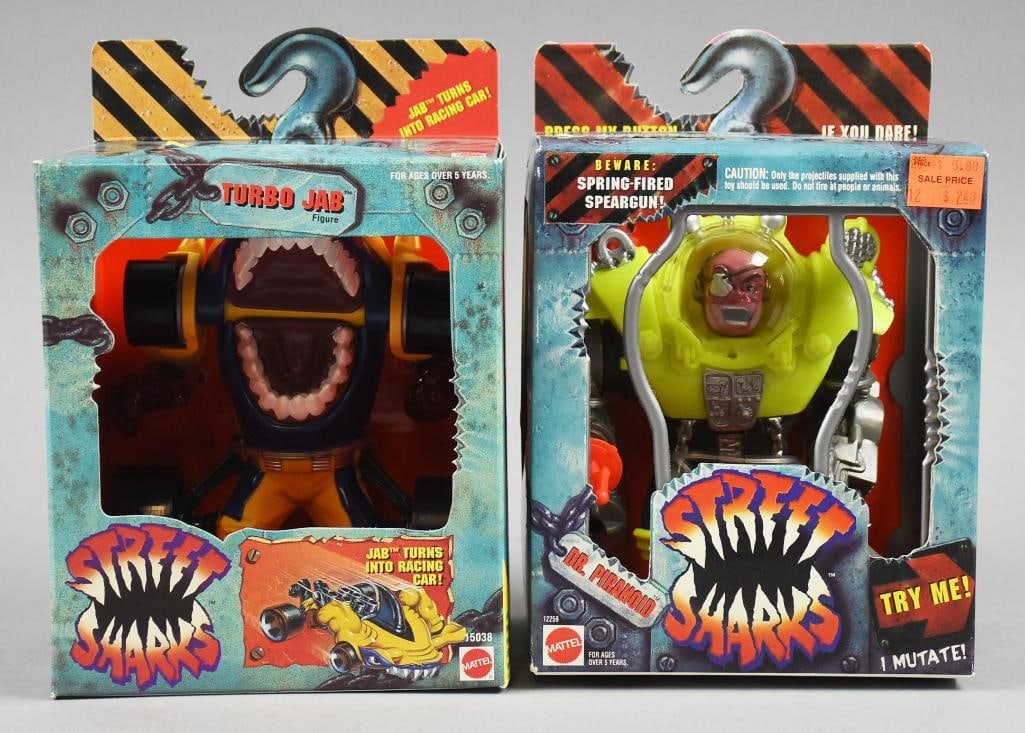 (2) 1994-95 Mattel Street Sharks - MIB - NOS (1 of 4)