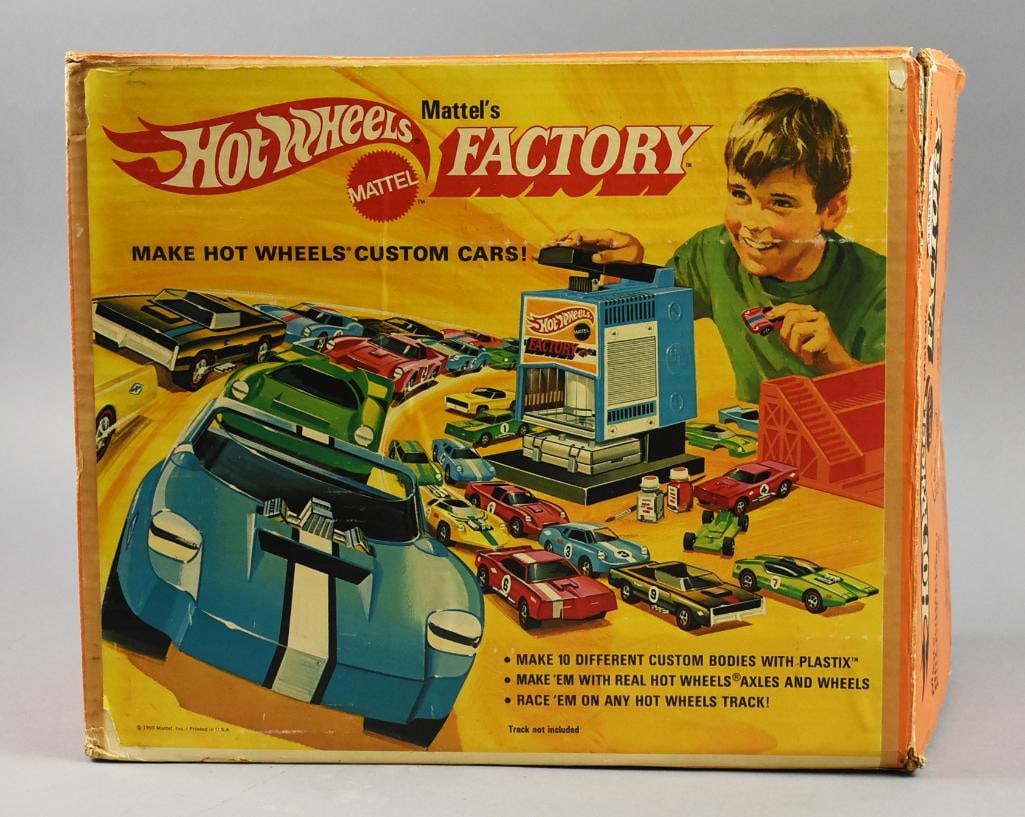 1969 Mattel Hot Wheels Factory, Original Box, Complete (1 of 6)