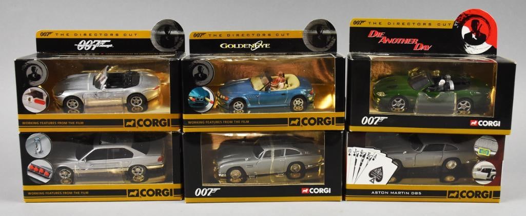 (6) 2003, 06 Corgi Bond 007 1:36 Scale Die-Cast-MIB-NOS (1 of 4)