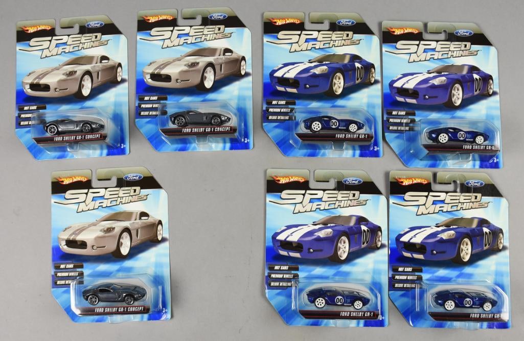 (7) 2009 Mattel Hot Wheels Speed Machines-MOC-NOS (1 of 3)
