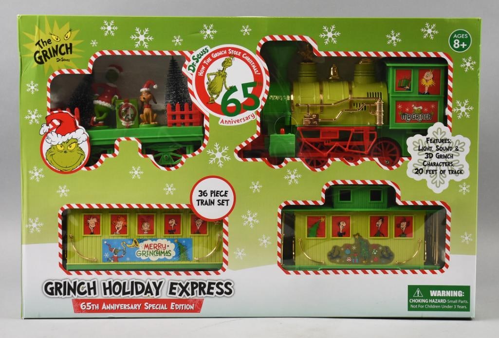 Grinch Holiday Express 65th Anniversary Train Set (1 of 3)
