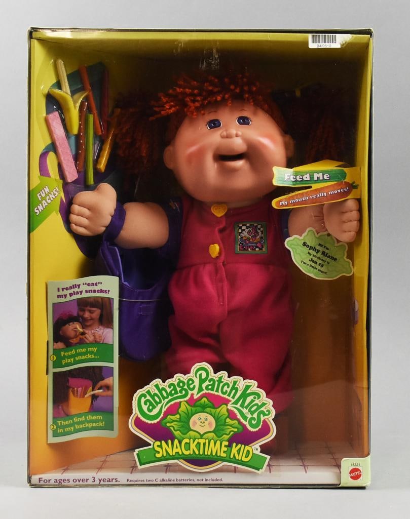 1995 Mattel Cabbage Patch Snacktime Kid Doll-MIB-NOS (1 of 4)