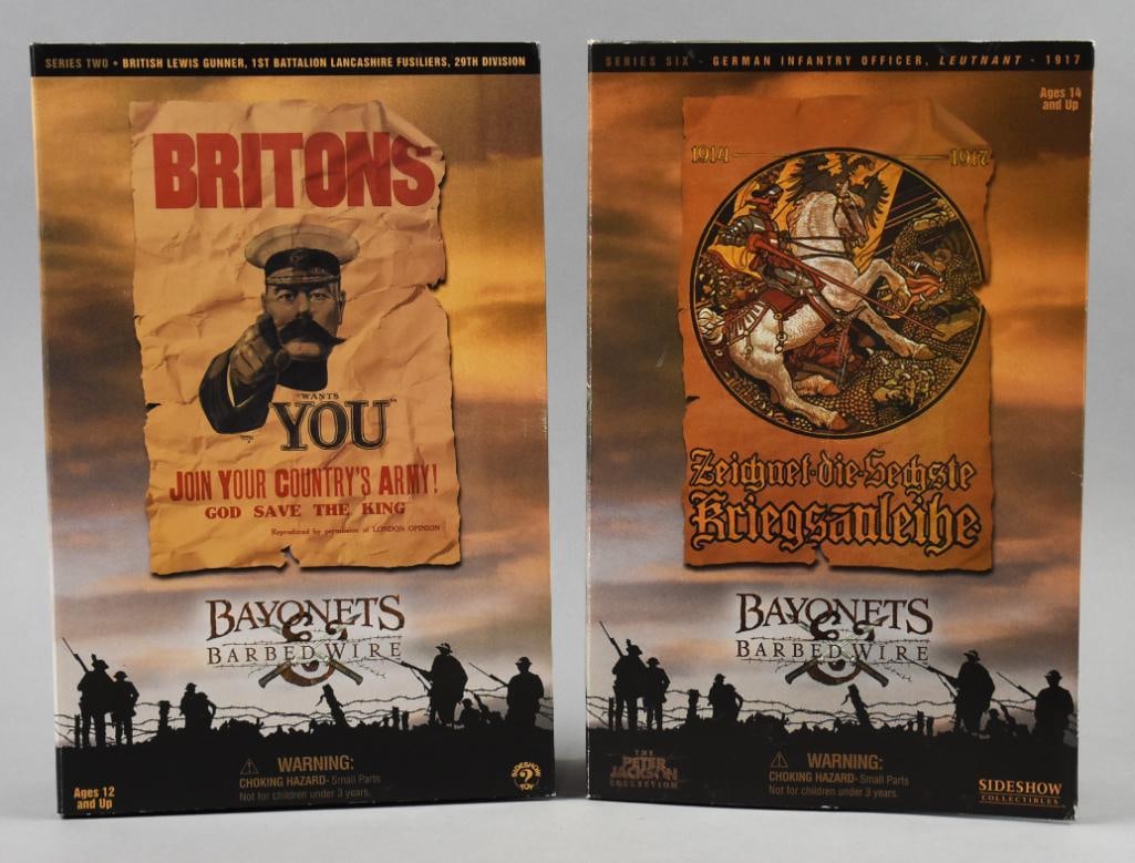 2001, 2003 Sideshow Toys Bayonets & Barbed Wire 12"-MIB-NOS (1 of 4)