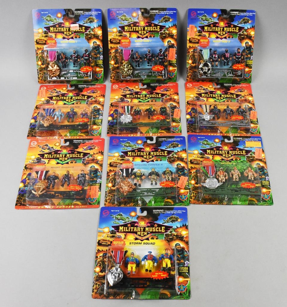 (10) 1993 San Francisco Toymakers Military Muscle Men-NOS (1 of 3)