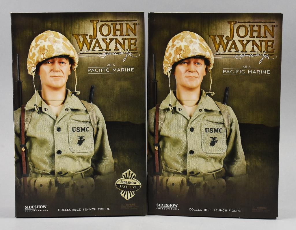 Sideshow 12" Collectibles John Wayne Pacific Marine-MIB-NOS (1 of 3)