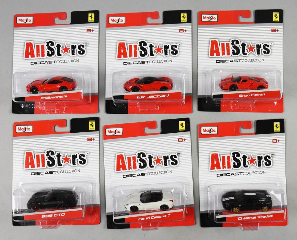 (6) 2015 Maisto All Stars Ferrari Assortment - MOC-NOS (1 of 2)