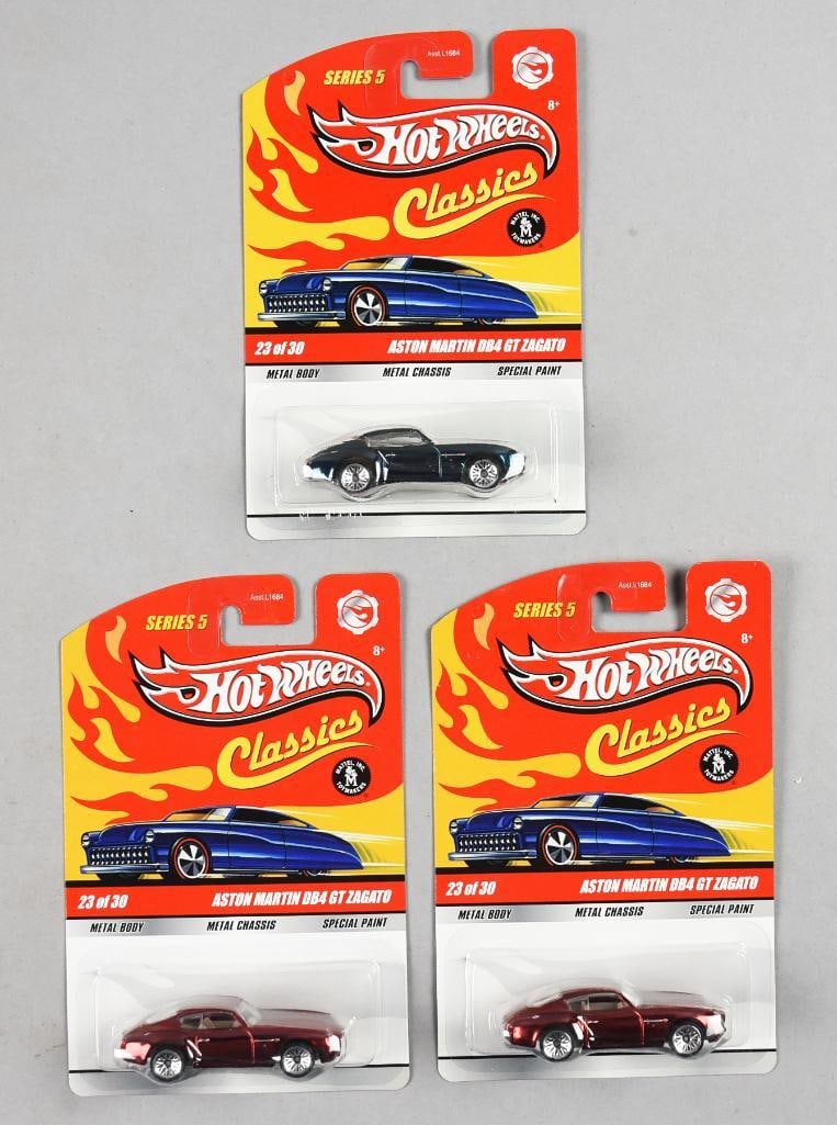 (3) 2008 Mattel Hot Wheels Aston Martin Variety-MOC-NOS (1 of 3)