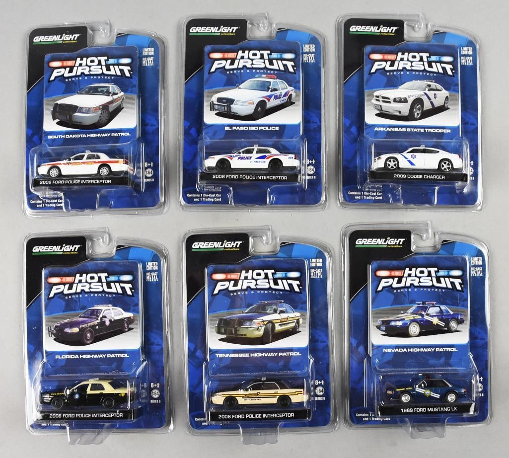 (6) 2010 Greenlight State Hot Pursuit Die-Cast - MOC-NOS (1 of 3)
