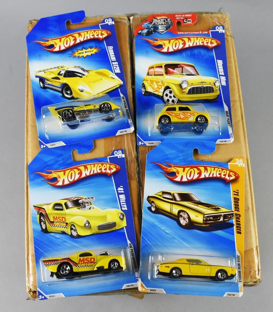 (65) 1990s Mattel Hot Wheels Die-Cast Assortment-MOC-NOS (1 of 3)