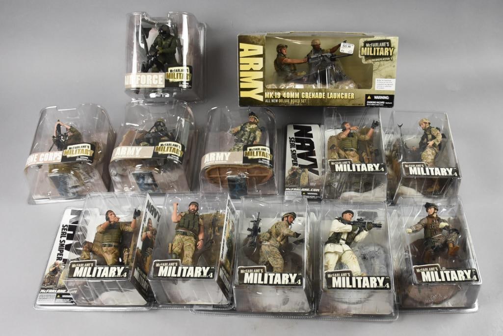 (12) 2006-07 McFarlane Military Action Figures-MIP-NOS (1 of 5)