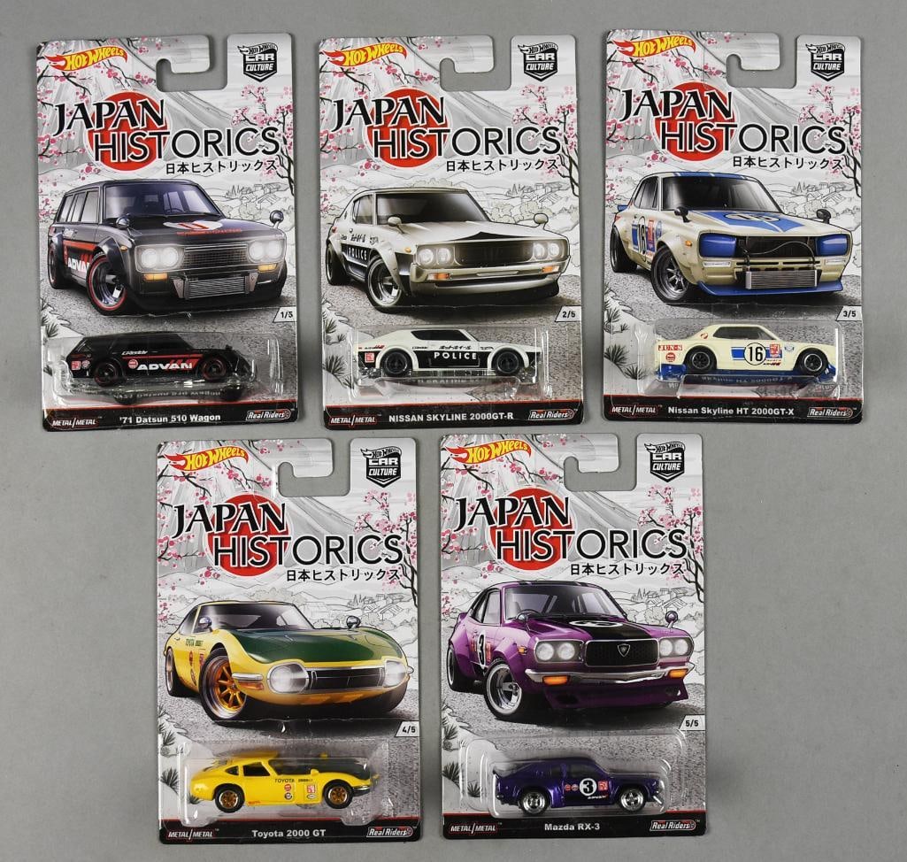 (5) 2015 Mattel Hot Wheels Japan Historics Die-Cast-MOC-NOS (1 of 3)