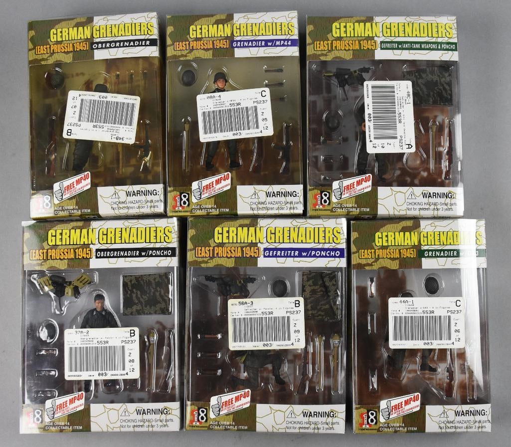 (6) 2001 Dragon German Grenadiers 1:18 Action Figs-MIP-NOS (1 of 2)