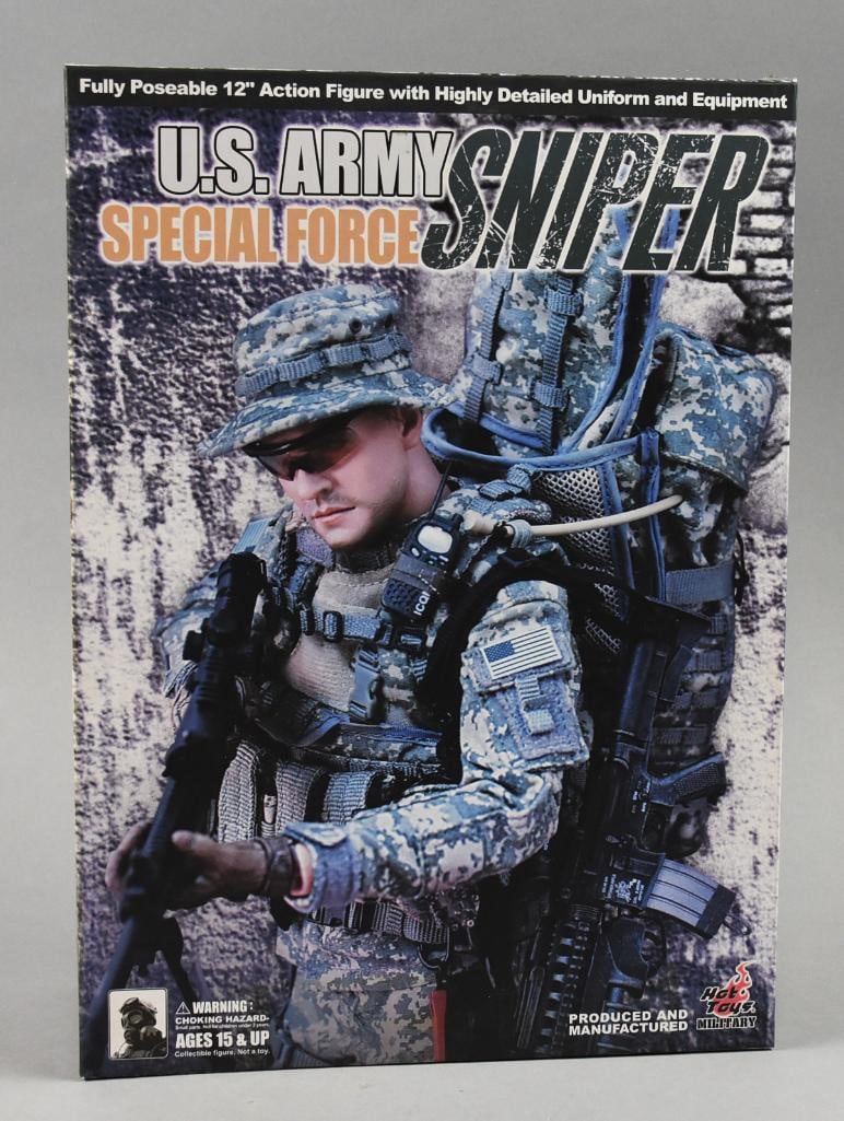 2008 Hot Toys US Army Special Force Sniper 12"-MIB-NOS (1 of 4)