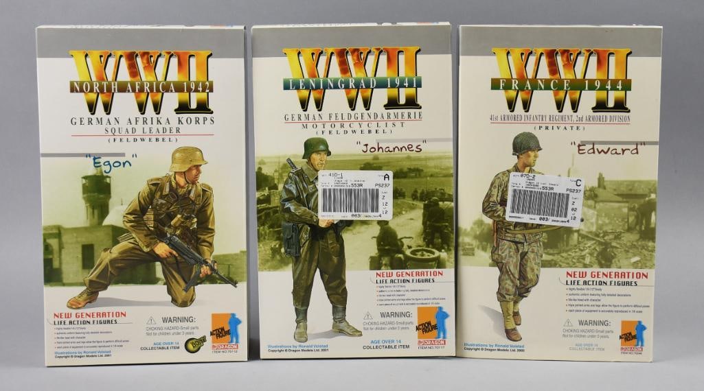 (3) 2000-01 21st Century Toys Ultimate Soldier 1:6-MIB-NOS (1 of 3)