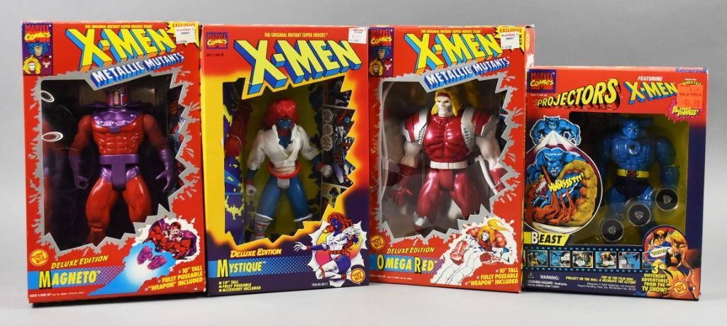(4) 1994-96 Toy Biz X-Men Action Figures-MIB-NOS (1 of 2)