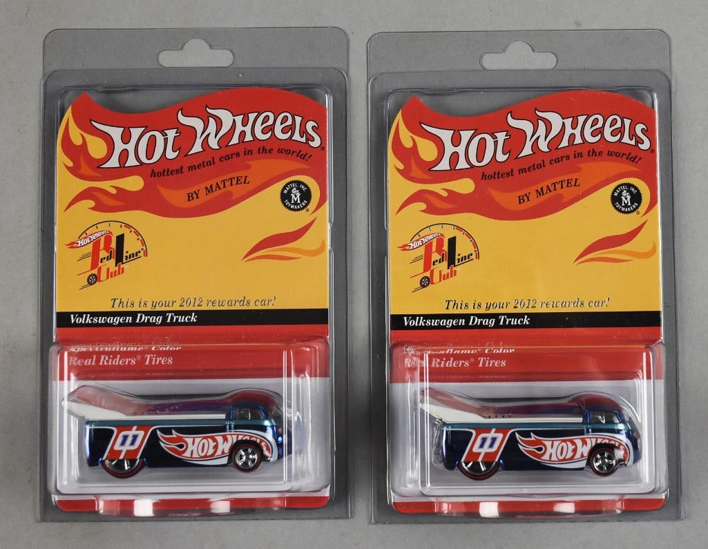 (2) 2012 Mattel Hot Wheels RLC Volkswagen Drag Truck-LE-NOS (1 of 4)