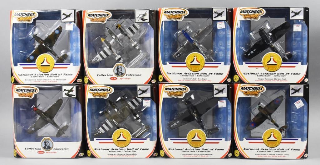 (8) 2001-02 Matchbox 1:72 National Aviation Hall of Fame SET-NOS (1 of 4)