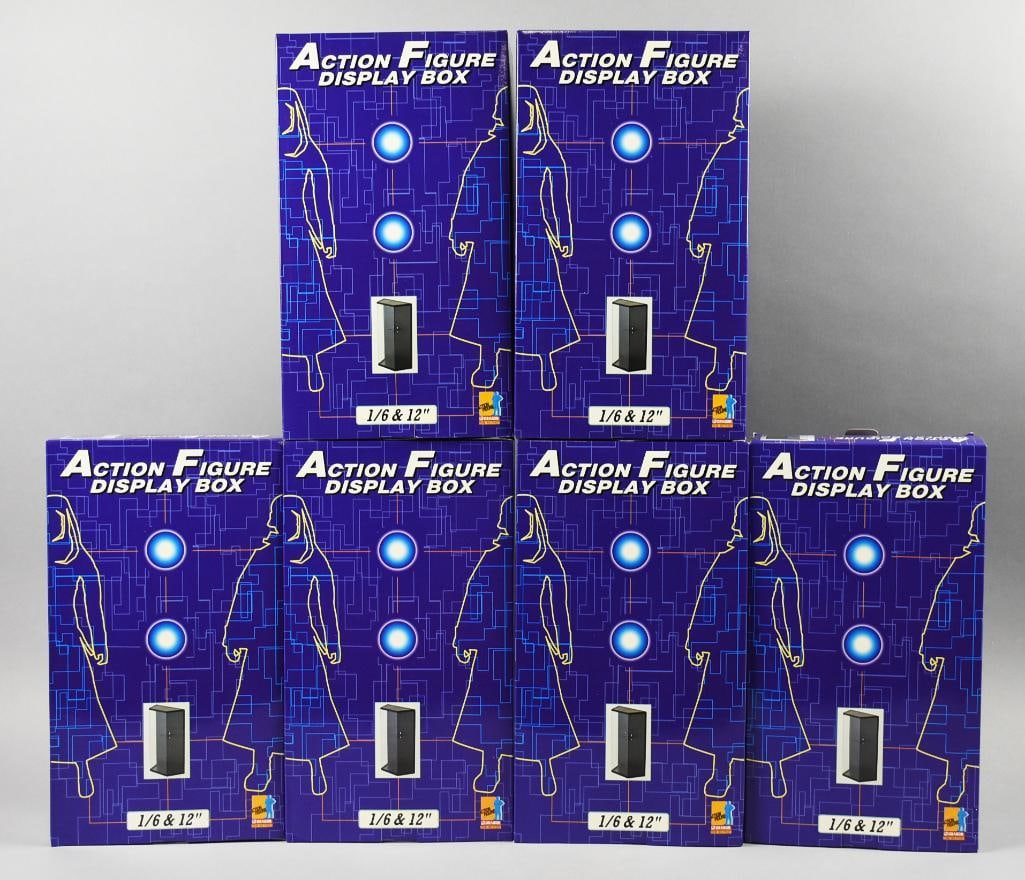 (6) 2000 Dragon Action Figure Display Boxes-1:6/12"-MIB-NOS (1 of 2)