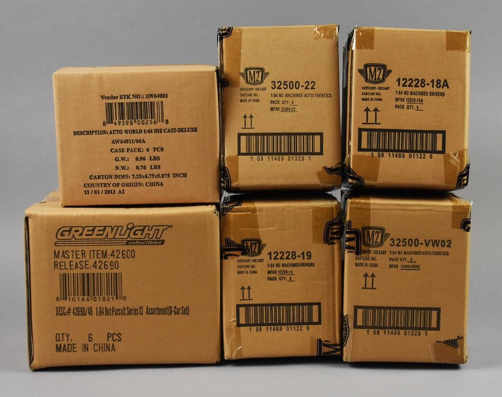 (6) Greenlight, M2, Racing Champions Factory Sealed Cases (1 of 5)