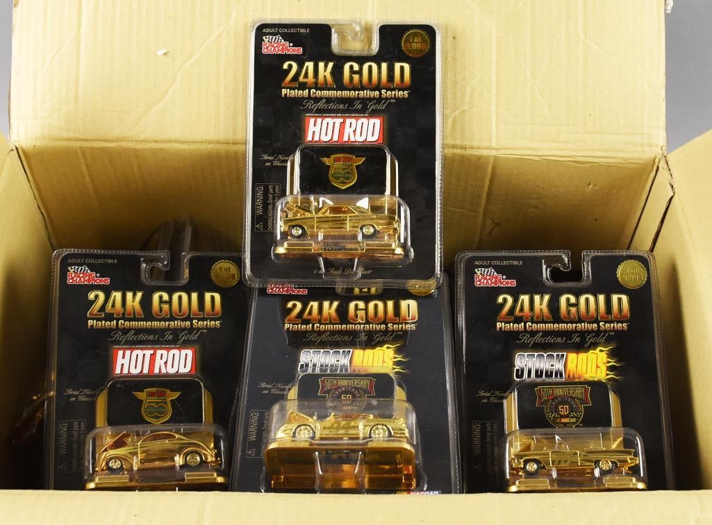 (37) 1998 Racing Champions-Hot Rods-Stock Rods-MOC-NOS: Lot is 37 1998 Racing Champions-Hot Rods-Stock Rods-MOC-NOS. Single owner collection from the largest toy collector on the West Coast.