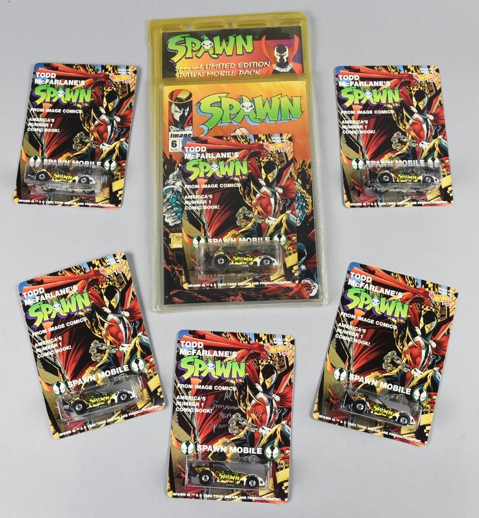 (6) 1993 Hot Wheels/McFarlane Spawn One Signed-MOC-NOS (1 of 4)